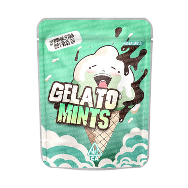 Gelato Mints Mylar Pouches Pre - Labeled - 3.5g (1/8oz)
