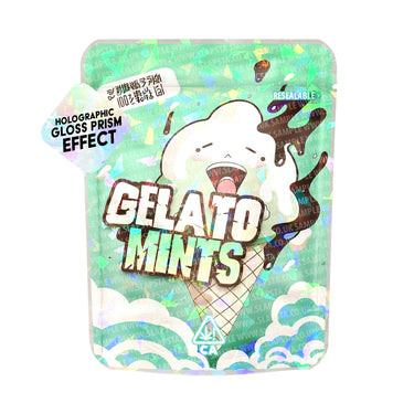 Gelato Mints SFX Mylar Pouches Pre - Labeled - 3.5g (1/8oz)