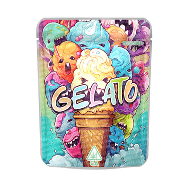 Gelato Mylar Pouches Pre - Labeled - 3.5g (1/8oz)