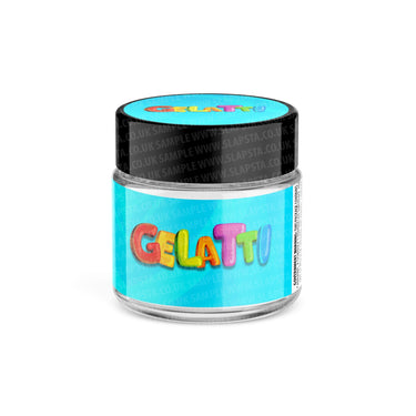 Gelatti Glass Jars Pre - Labeled - 3.5grams (1/8oz)