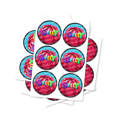 Gelly Circular Stickers - 2.5cm