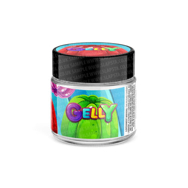 Gelly Glass Jars Pre - Labeled - 3.5grams (1/8oz)