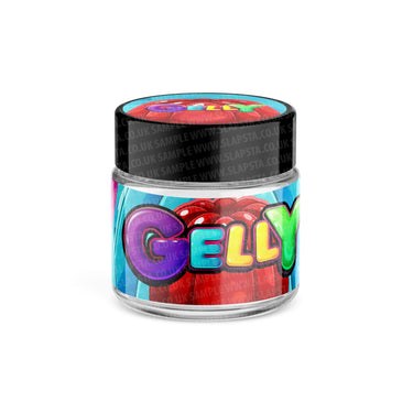 Gelly Glass Jars Pre - Labeled - 3.5grams (1/8oz)