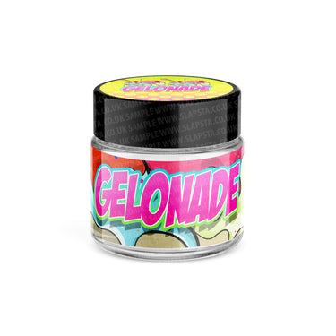 Gelonade Glass Jars Pre - Labeled - 3.5grams (1/8oz)