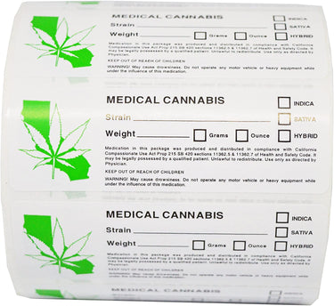 Generic Compliant Labels - 100pcs