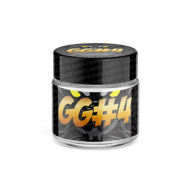 GG4 Glass Jars Pre - Labeled - 3.5grams (1/8oz)