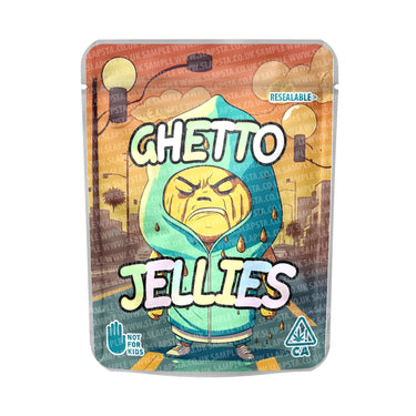 Ghetto Jellies Mylar Pouches Pre - Labeled - 3.5g (1/8oz)