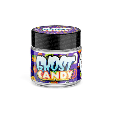 Ghost Candy Glass Jars Pre - Labeled - 3.5grams (1/8oz)