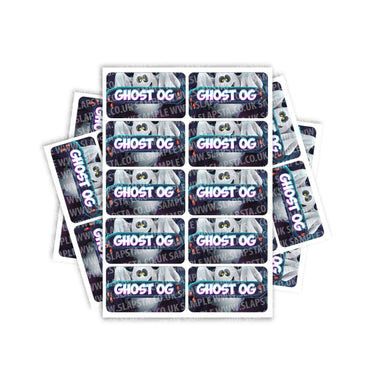 Ghost OG Rectangle / Pre-Roll Labels - Pre-Roll (10.16cm x 6.7cm) / 10