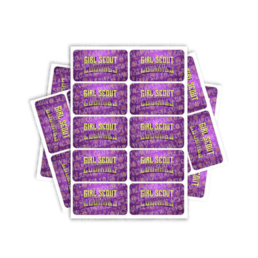 Girl Scout Cookies Rectangle / Pre - Roll Labels - Pre - Roll (10.16cm x 6.7cm)