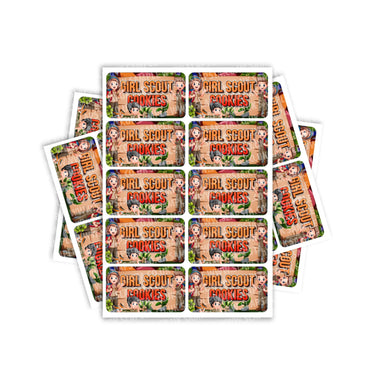 Girl Scout Cookies Rectangle / Pre - Roll Labels - Pre - Roll (10.16cm x 6.7cm)