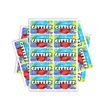 Gittlez Rectangle / Pre-Roll Labels - Pre-Roll (10.16cm x 6.7cm) / 10