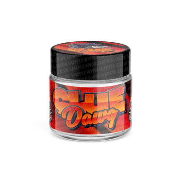 Glue Dawg Glass Jars Pre - Labeled - 3.5grams (1/8oz)
