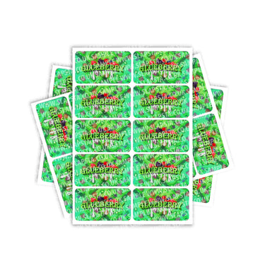 Glueberry Rectangle / Pre - Roll Labels - Pre - Roll (10.16cm x 6.7cm)
