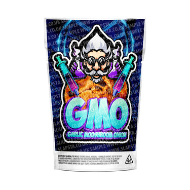 GMO Mylar Pouches Pre-Labeled - 3.5g (1/8oz) / No / 16pcs