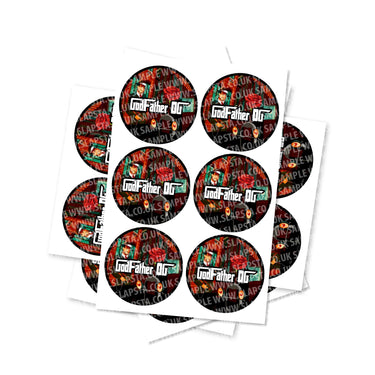 Godfather OG Circular Stickers - 2.5cm