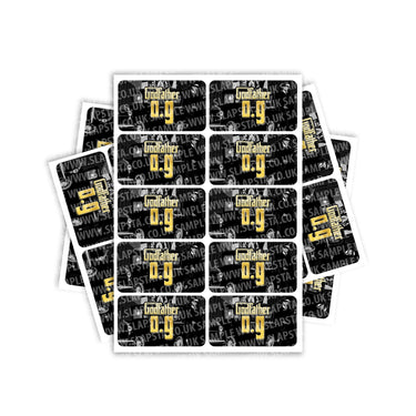 Godfather OG Rectangle / Pre-Roll Labels - Pre-Roll (10.16cm x 6.7cm) / 10