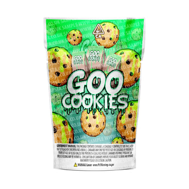 Goo Cookies Mylar Pouches Pre-Labeled - 3.5g (1/8oz) / No / 16pcs