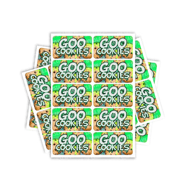 Goo Cookies Rectangle / Pre-Roll Labels - Pre-Roll (10.16cm x 6.7cm) / 10