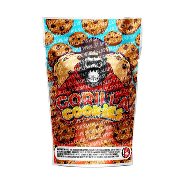 Gorilla Cookies Mylar Pouches Pre-Labeled - 3.5g (1/8oz) / No / 16pcs