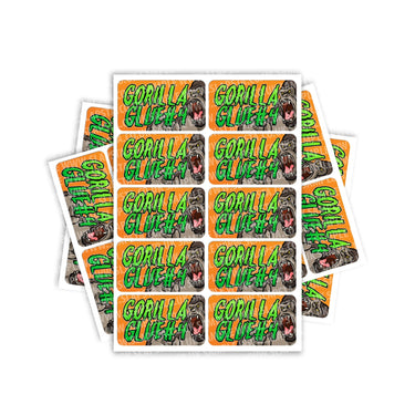 Gorilla Glue 4 Rectangle / Pre - Roll Labels - Pre - Roll (10.16cm x 6.7cm)