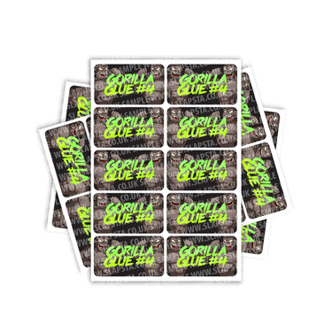 Gorilla Glue Rectangle / Pre-Roll Labels - Pre-Roll (10.16cm x 6.7cm) / 10