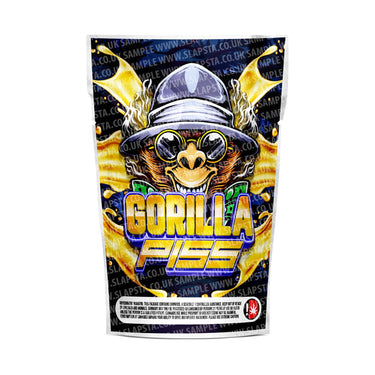 Gorilla Piss Mylar Pouches Pre - Labeled - 3.5g (1/8oz)