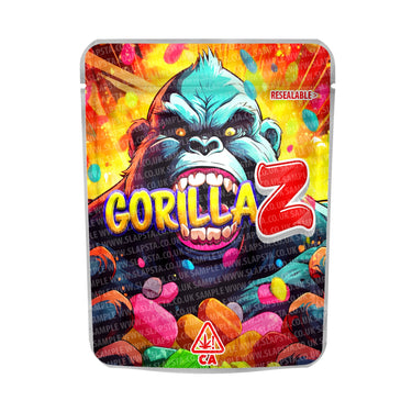Gorilla Z Mylar Pouches Pre - Labeled - 3.5g (1/8oz)
