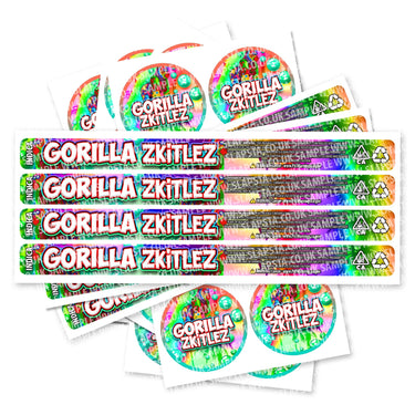 Gorilla Zkittlez Pressitin Strain Labels - 100ml