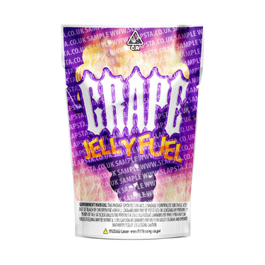 Grape Jelly Fuel Mylar Pouches Pre-Labeled - 3.5g (1/8oz) / No / 16pcs