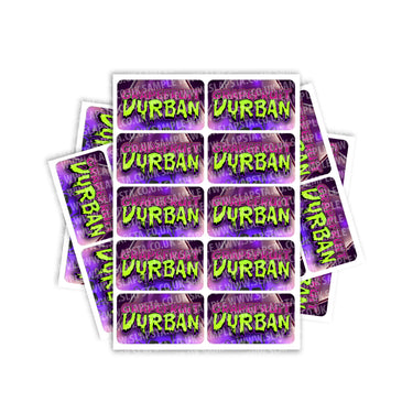 Grapefruit Durban Rectangle / Pre-Roll Labels - Pre-Roll (10.16cm x 6.7cm) / 10