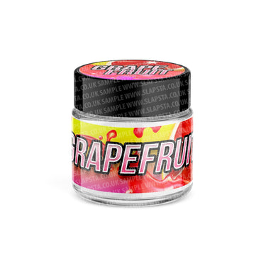 Grapefruit Glass Jars Pre - Labeled - 3.5grams (1/8oz)