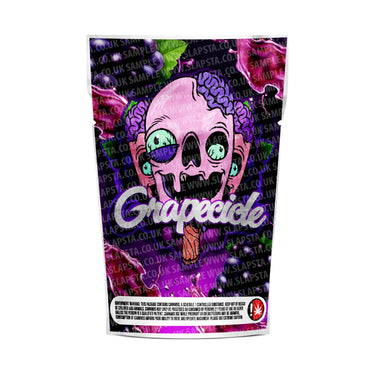 Grapesicle Mylar Pouches Pre - Labeled - 3.5g (1/8oz)