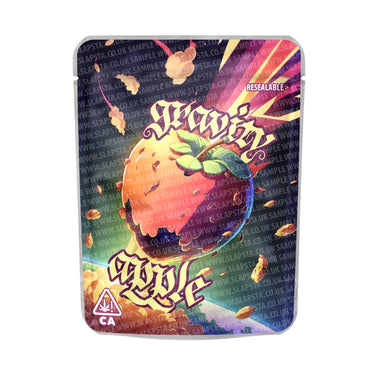 Gravity Apple Mylar Pouches Pre - Labeled - 3.5g (1/8oz)