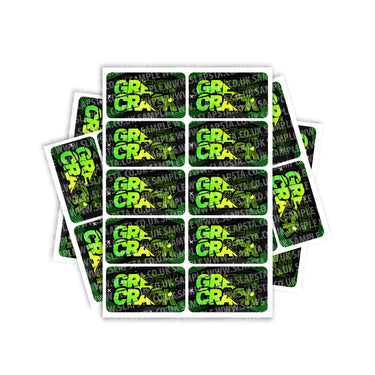 Green Crack Rectangle / Pre-Roll Labels - Pre-Roll (10.16cm x 6.7cm) / 10