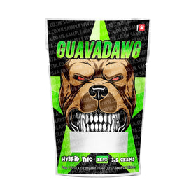 Guava Dawg Mylar Pouches Pre-Labeled