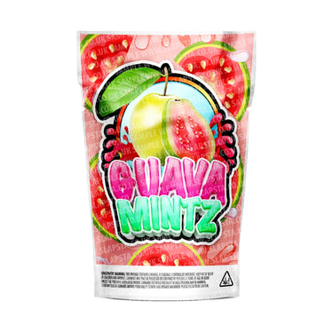 Guava Mintz Mylar Pouches Pre-Labeled - 3.5g (1/8oz) / No / 16pcs