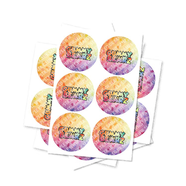 Gummy Bearz Circular Stickers - 2.5cm