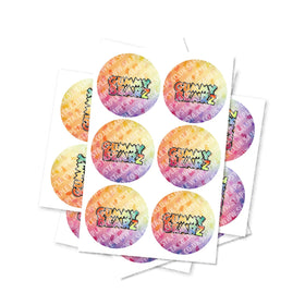 Gummy Bearz Circular Stickers