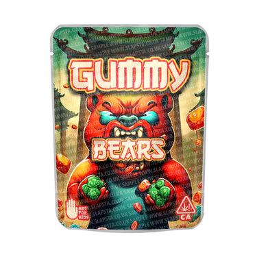 EMPTY Gummy Bearz Mylar Pouches Pre - Labeled - 3.5g (1/8oz)