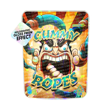 Gummy Ropez SFX Mylar Pouches Pre - Labeled - 3.5g (1/8oz)