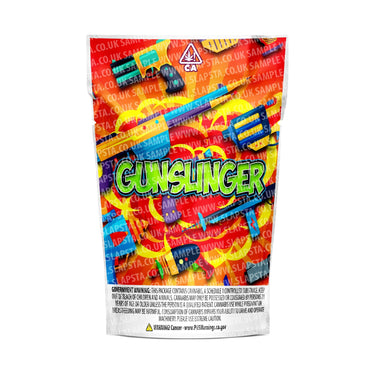 Gun Slinger Mylar Pouches Pre-Labeled - SLAPSTA