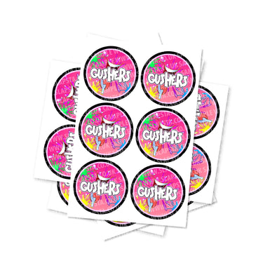 Gushers Circular Stickers - 2.5cm