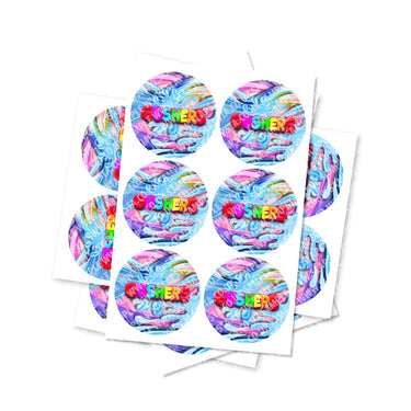 Gushers Circular Stickers - 2.5cm