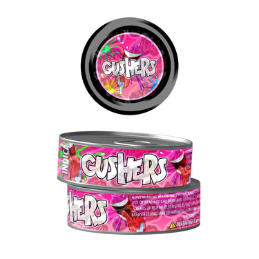 Gushers Pre - Labeled 3.5g Self - Seal Tins - 60pcs