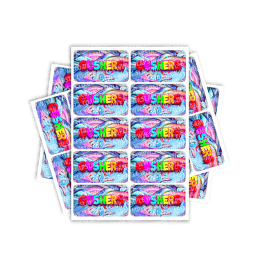 Gushers Rectangle / Pre - Roll Labels - Pre - Roll (10.16cm x 6.7cm)