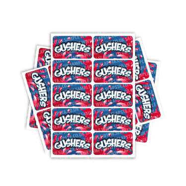 Gushers Rectangle / Pre - Roll Labels - Pre - Roll (10.16cm x 6.7cm)