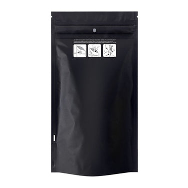 Half Ounce (14g) Child Resistant Mylar Bags Black / Clear - SLAPSTA