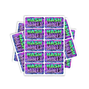 Hash Mintz Rectangle / Pre-Roll Labels - Pre-Roll (10.16cm x 6.7cm) / 10
