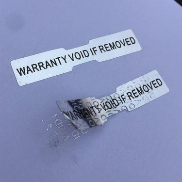 Holographic Tamper Bands - Warranty Void If Removed